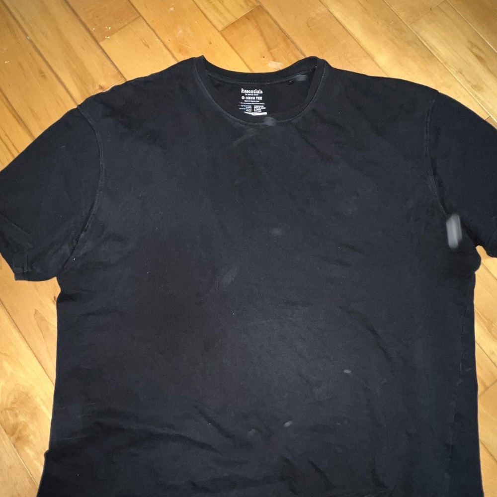 Essentials Black Short Sleeve Tee